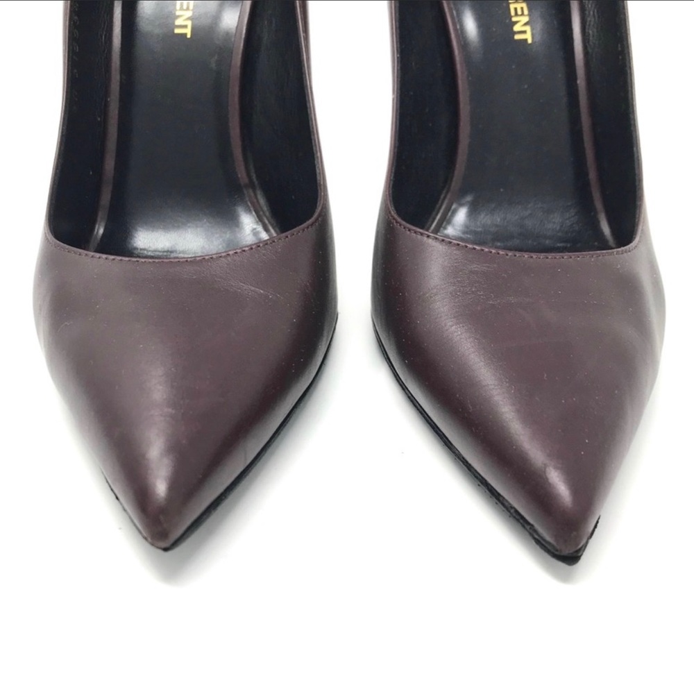 YSL Saint Laurent Anja High-Heel Leather Pumps - Picture 4 of 7